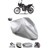 Coverplus Malaguti Dune X 125 Black Edition Gri Arka Çanta Uyumlu Su Geçirmez Motosiklet Brandası
