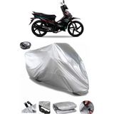 Coverplus Modenas Kriss 1 Gri Arka Çanta Uyumlu Su Geçirmez Motosiklet Brandası
