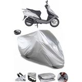 Coverplus Mondial 100 NT Turkuaz Gri Arka Çanta Uyumlu Su Geçirmez Motosiklet Brandası
