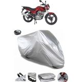 Coverplus Mondial 125 MH Gri Arka Çanta Uyumlu Su Geçirmez Motosiklet Brandası