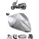 Coverplus Mondial 125 Strada Gri Arka Çanta Uyumlu Su Geçirmez Motosiklet Brandası