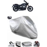 Coverplus Mondial 250 Nevada Gri Arka Çanta Uyumlu Su Geçirmez Motosiklet Brandası