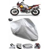 Coverplus Moto GUZZIV85 TT Gri Arka Çanta Uyumlu Su Geçirmez Motosiklet Brandası
