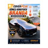 CoverPlus Oto Yarım Araba Brandası Güneş koruyucu | Uv Koruma | Isı Yalıtım | Oto Güneş Koruma Brandası | Premium Koruma