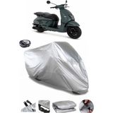 Coverplus Peugeot Django 50 Gri Arka Çanta Uyumlu Su Geçirmez Motosiklet Brandası