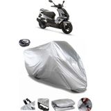 Coverplus Peugeot Speedfight 4 Gri Arka Çanta Uyumlu Su Geçirmez Motosiklet Brandası