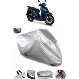 Coverplus Peugeot Tweet 125 Gri Arka Çanta Uyumlu Su Geçirmez Motosiklet Brandası