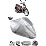 Coverplus Peugeot Tweet 151 Gri Arka Çanta Uyumlu Su Geçirmez Motosiklet Brandası