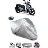 Coverplus Peugeot Tweet 200 Gri Arka Çanta Uyumlu Su Geçirmez Motosiklet Brandası