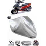 Coverplus Piaggio Runner 180 Gri Arka Çanta Uyumlu Su Geçirmez Motosiklet Brandası