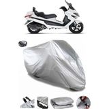 Coverplus Piaggio X Evo 250 Gri Arka Çanta Uyumlu Su Geçirmez Motosiklet Brandası