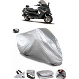 Coverplus Piaggio X Evo 400 Gri Arka Çanta Uyumlu Su Geçirmez Motosiklet Brandası