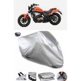 Coverplus QJ SRV 550 ST Gri Arka Çanta Uyumlu Su Geçirmez Motosiklet Brandası