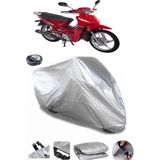 Coverplus Ramzey Kalipso 100 Gri Arka Çanta Uyumlu Su Geçirmez Motosiklet Brandası