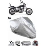 Coverplus Regal Raptor Classic 125 Gri Arka Çanta Uyumlu Su Geçirmez Motosiklet Brandası