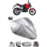 Coverplus Revolt RV400 Gri Arka Çanta Uyumlu Su Geçirmez Motosiklet Brandası