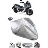 Coverplus RKS Freccia 150 Gri Arka Çanta Uyumlu Su Geçirmez Motosiklet Brandası