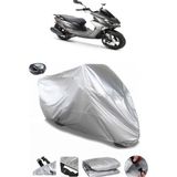 Coverplus RKS Newlight 125 Pro Gri Arka Çanta Uyumlu Su Geçirmez Motosiklet Brandası