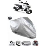 Coverplus RKS Newlight Gri Arka Çanta Uyumlu Su Geçirmez Motosiklet Brandası