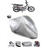 Coverplus RMG Moto Gusto Monza 100 Gri Arka Çanta Uyumlu Su Geçirmez Motosiklet Brandası