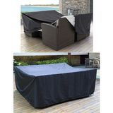 Coverplus Su Geçirmez Bahçe Mobilya Koruma Örtüsü Siyah 200 x 150 x 80 cm PVC Malzeme ile Dayanıklı