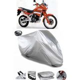 Coverplus Suzuki DR650 RS Gri Arka Çanta Uyumlu Su Geçirmez Motosiklet Brandası