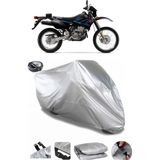 Coverplus Suzuki DRZ400 S Gri Arka Çanta Uyumlu Su Geçirmez Motosiklet Brandası