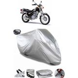 Coverplus Suzuki GN 125 Gri Arka Çanta Uyumlu Su Geçirmez Motosiklet Brandası