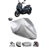 Coverplus SYM ADX 125 Gri Arka Çanta Uyumlu Su Geçirmez Motosiklet Brandası