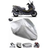 Coverplus SYM Cruisym 250I Gri Arka Çanta Uyumlu Su Geçirmez Motosiklet Brandası
