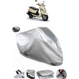 Coverplus SYM Fiddle II 125 Gri Arka Çanta Uyumlu Su Geçirmez Motosiklet Brandası