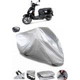 Coverplus Sym Fiddle III Arka Çanta Uyumlu Su Geçirmez Gri Motosiklet Brandası