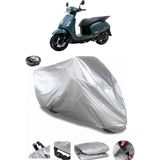Coverplus Sym Fiddle IV 125 Arka Çanta Uyumlu Su Geçirmez Gri Motosiklet Brandası