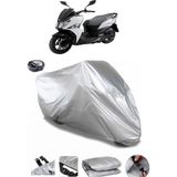 Coverplus Sym Jet 14 Arka Çanta Uyumlu Su Geçirmez Gri Motosiklet Brandası