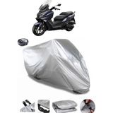 Coverplus Sym Joymax 250L Arka Çanta Uyumlu Su Geçirmez Gri Motosiklet Brandası