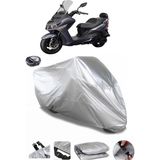 Coverplus Sym Joyride S 200L ABS Arka Çanta Uyumlu Su Geçirmez Gri Motosiklet Brandası
