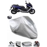Coverplus Sym Maxi 400L Arka Çanta Uyumlu Su Geçirmez Gri Motosiklet Brandası