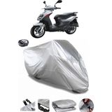 Coverplus Sym Symply 125 Arka Çanta Uyumlu Su Geçirmez Gri Motosiklet Brandası