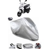 Coverplus Sym Xpro 125 Arka Çanta Uyumlu Su Geçirmez Gri Motosiklet Brandası
