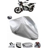 Coverplus Sym XS 125K Arka Çanta Uyumlu Su Geçirmez Gri Motosiklet Brandası