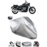 Coverplus Triumph Rocket 3 Touring Arka Çanta Uyumlu Su Geçirmez Gri Motosiklet Brandası