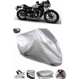 Coverplus Triumph Street Cup Arka Çanta Uyumlu Su Geçirmez Gri Motosiklet Brandası
