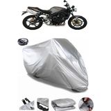 Coverplus Triumph Street Triple Arka Çanta Uyumlu Su Geçirmez Gri Motosiklet Brandası