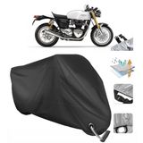 Coverplus Triumph Thruxton 1200 R Siyah Motosiklet Branda