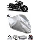 Coverplus Triumph Thunderbird Arka Çanta Uyumlu Su Geçirmez Gri Motosiklet Brandası