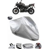 Coverplus Triumph Tiger 1200 Desert Edition Arka Çanta Uyumlu Su Geçirmez Gri Motosiklet Brandası
