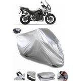 Coverplus Triumph Tiger 1200 XCA Arka Çanta Uyumlu Su Geçirmez Gri Motosiklet Brandası