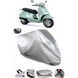 Coverplus Vespa GT 200 Arka Çanta Uyumlu Su Geçirmez Gri Motosiklet Brandası