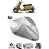 Coverplus Vespa GTS 150 Arka Çanta Uyumlu Su Geçirmez Gri Motosiklet Brandası