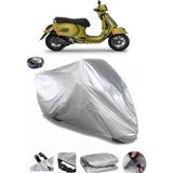 Coverplus Vespa GTS 300 Arka Çanta Uyumlu Su Geçirmez Gri Motosiklet Brandası
